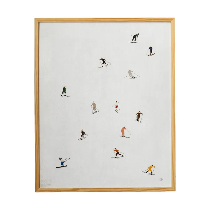 Skiers Poster 40 x 50cm - Hellgrau - Fine Little Day