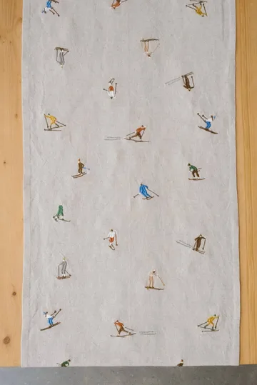 Skiers Tischläufer - Natur, 45x150 cm - Fine Little Day