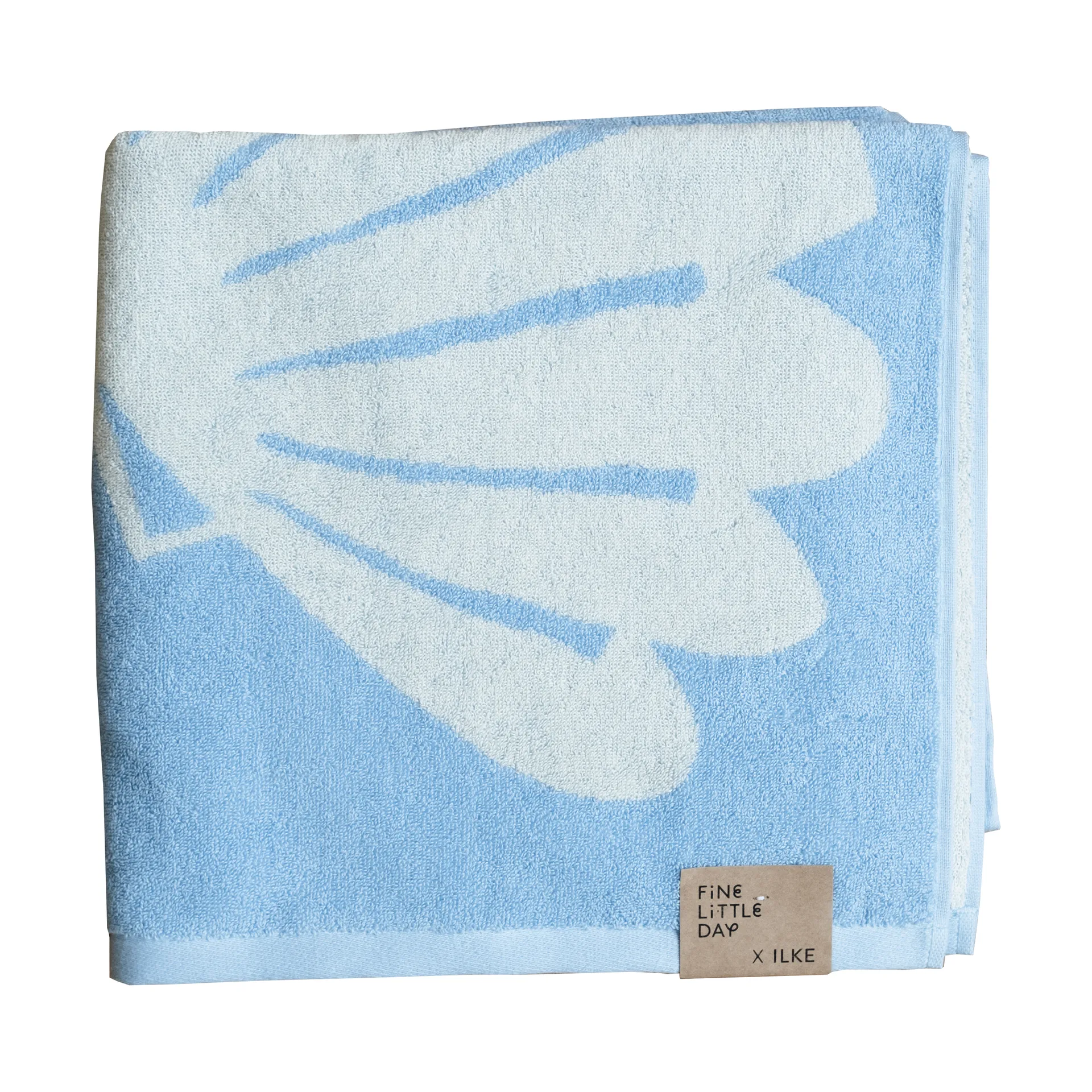 Snäcka Badetuch 70 x 140cm, Blue Fine Little Day