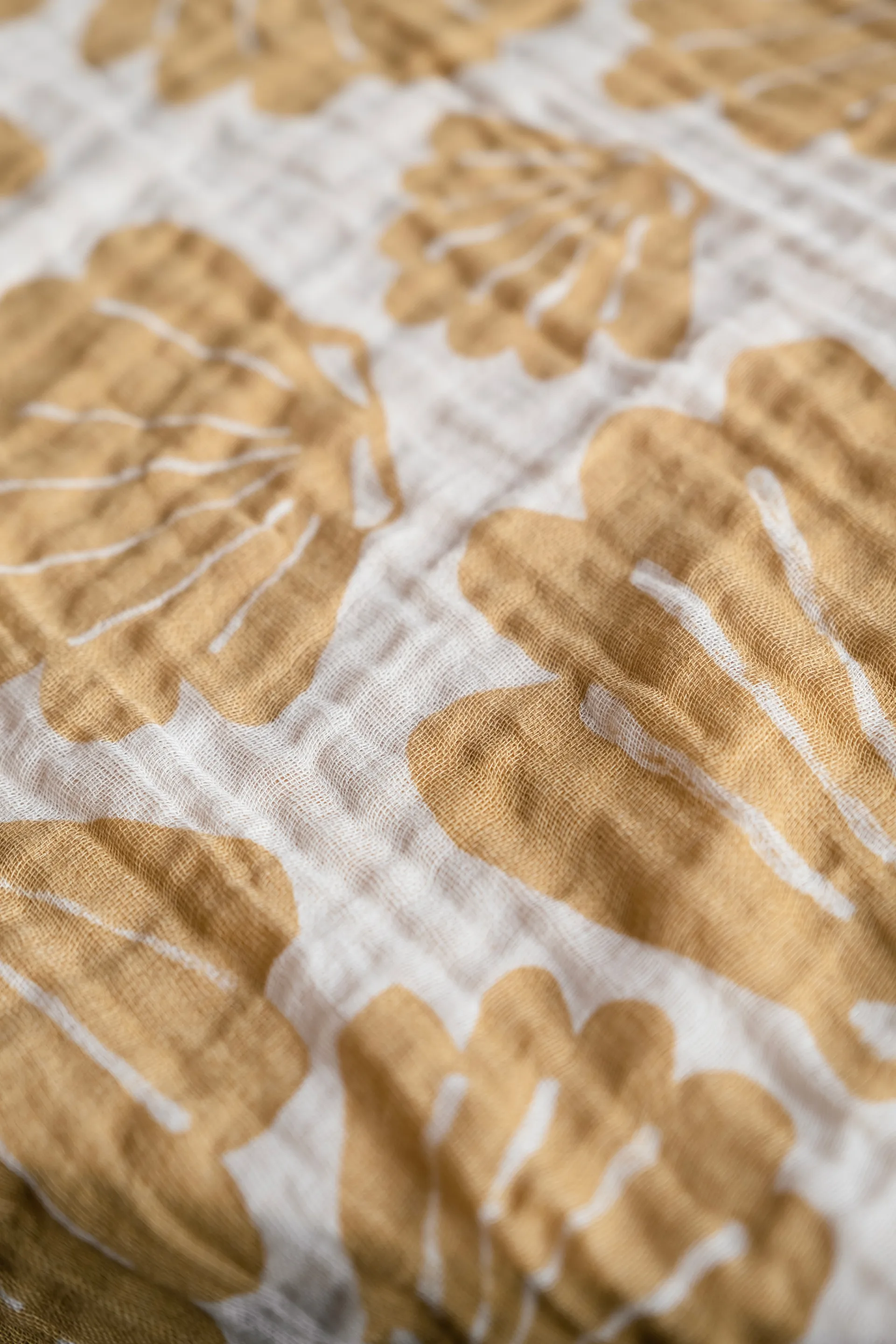 Snäcka Muslindecke 120 x 120cm, Sand Fine Little Day