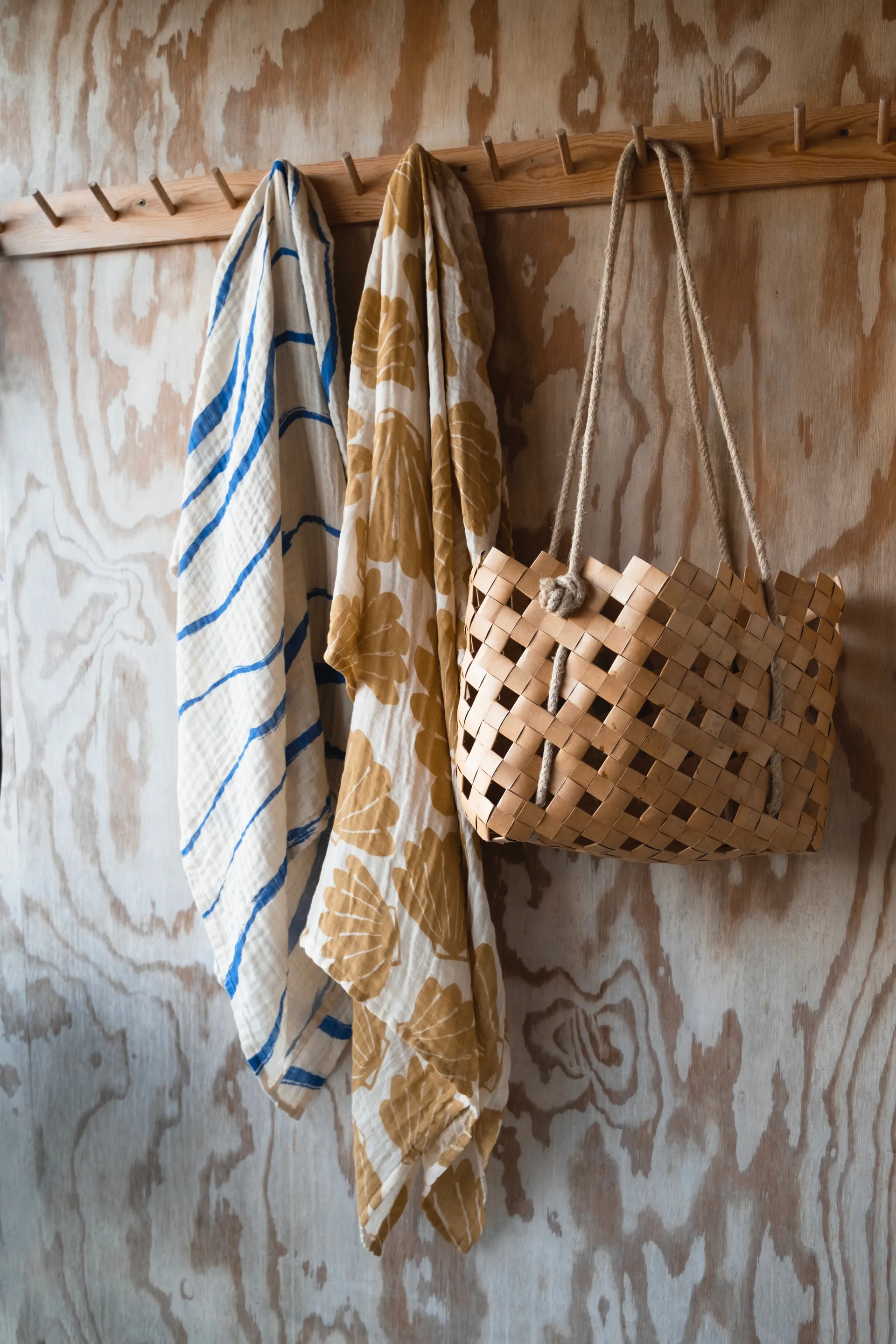 Snäcka Muslindecke 120 x 120cm, Sand Fine Little Day