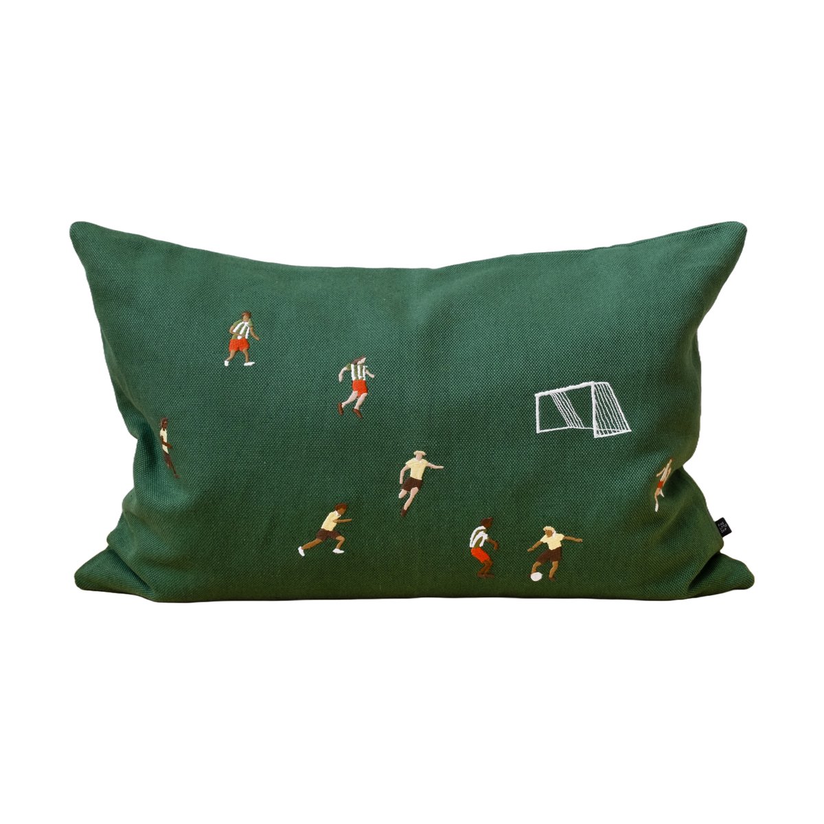 Fine Little Day Soccer Fußball Kissenbezug 58 x 38cm Green