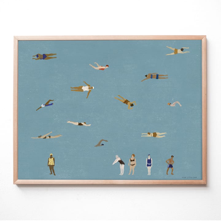 Swimmers Poster - 40 x 50cm - Fine Little Day