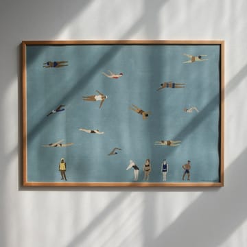 Swimmers Poster - 50 x 70cm - Fine Little Day