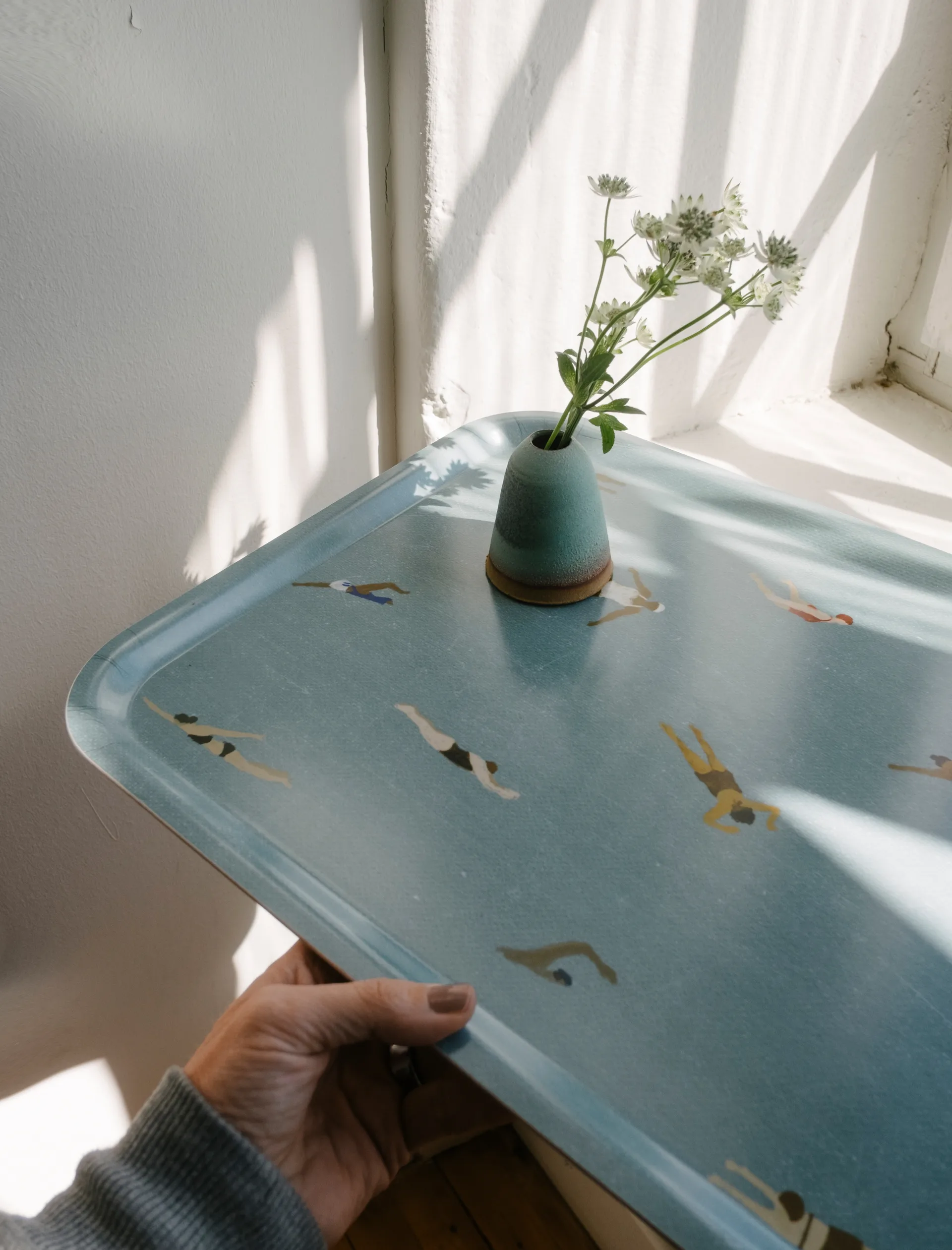 Swimmers Tablett 33 x 43cm, Beige Fine Little Day