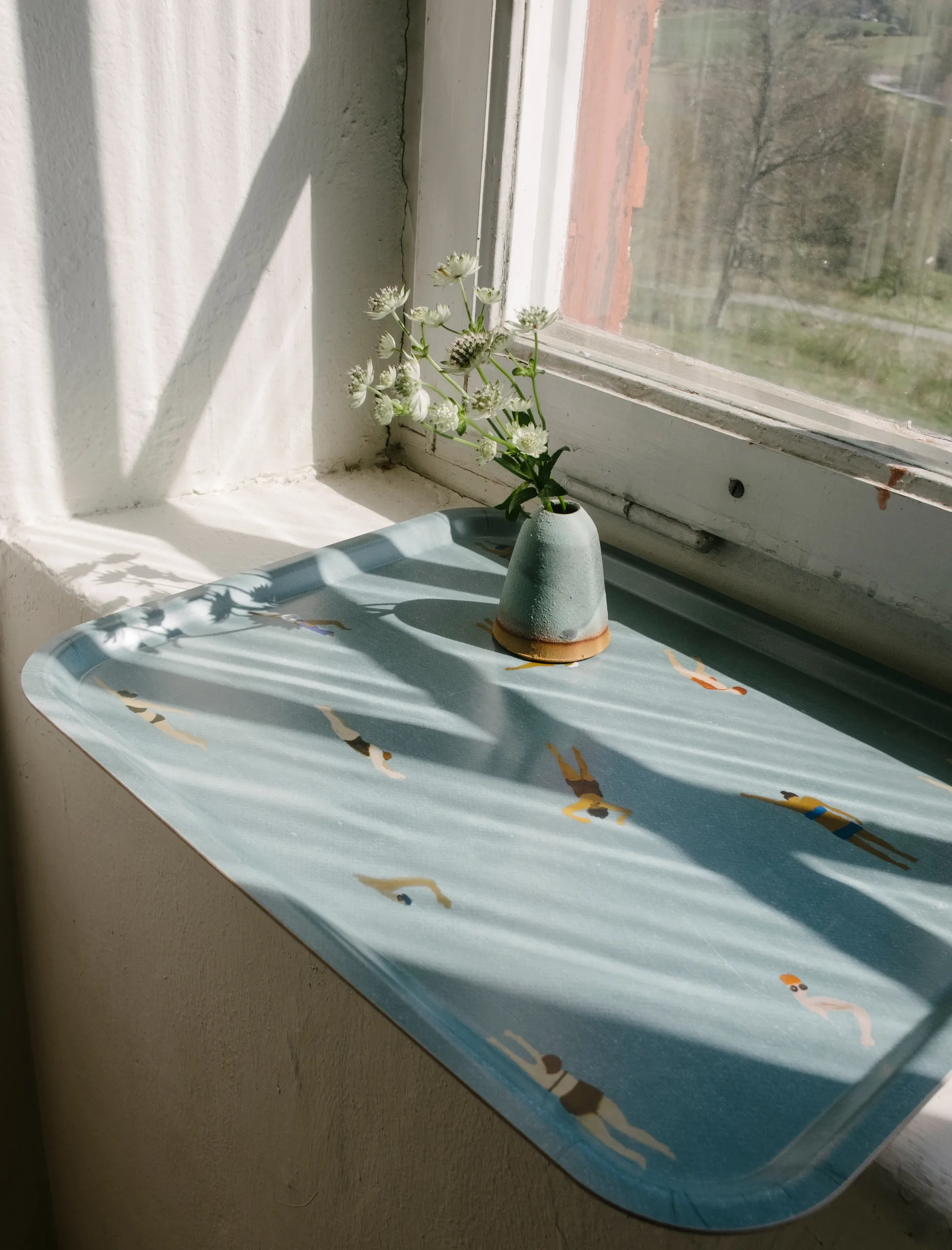 Swimmers Tablett 33 x 43cm, Beige Fine Little Day