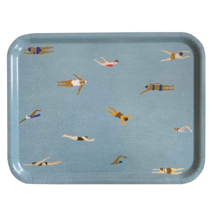 Swimmers Tablett 33 x 43cm - Blau - Fine Little Day