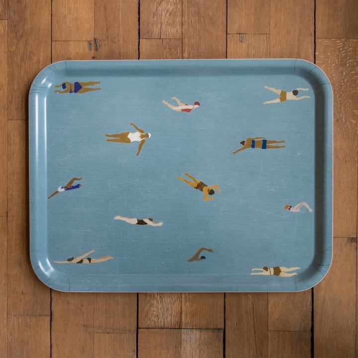 Swimmers Tablett 33 x 43cm - Blau - Fine Little Day