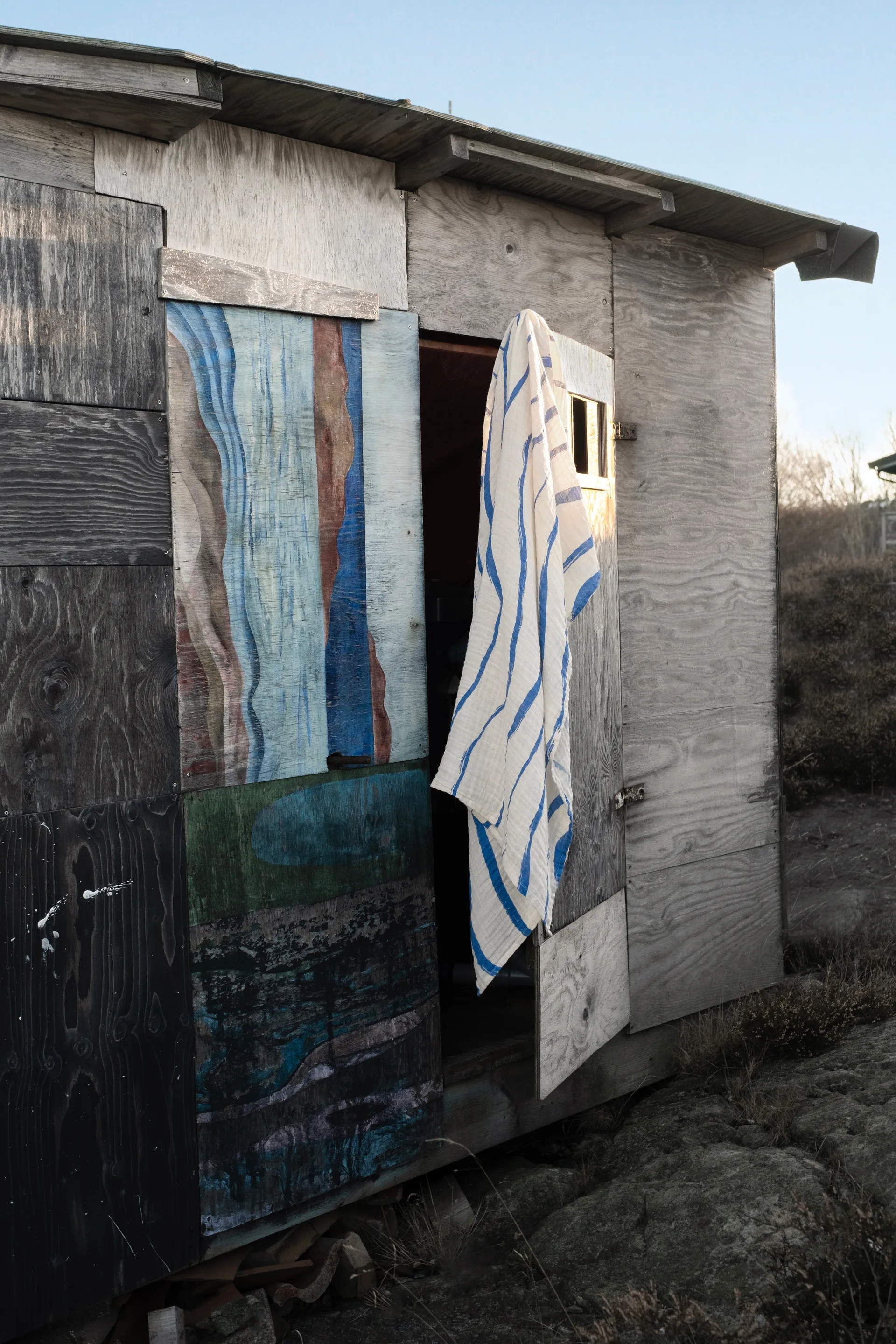 Våg Muslindecke 120 x 120cm, Blue Fine Little Day