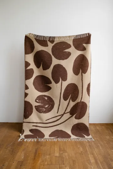 Water lilies Decke 130x220 cm - Brown - Fine Little Day