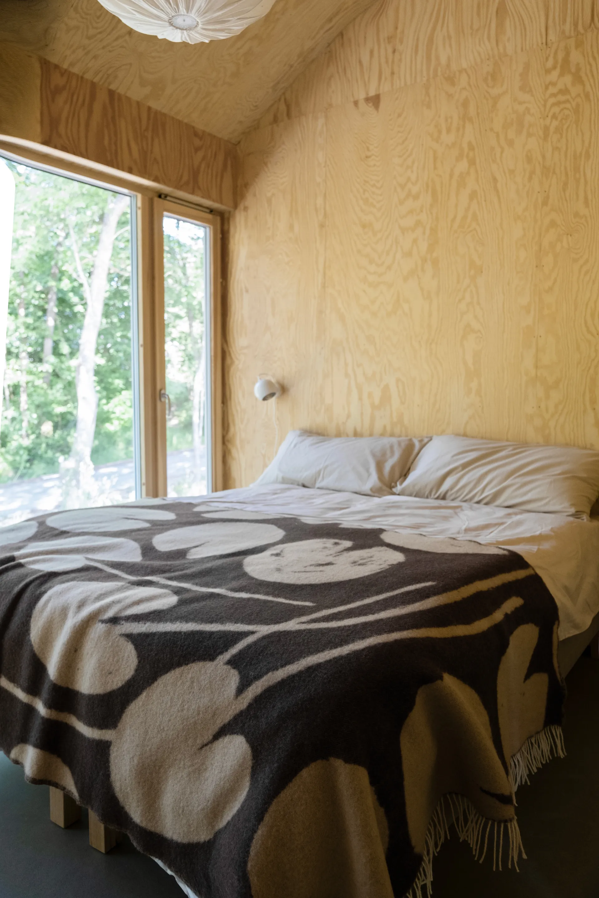 Water lilies Decke 130x220 cm, Brown Fine Little Day