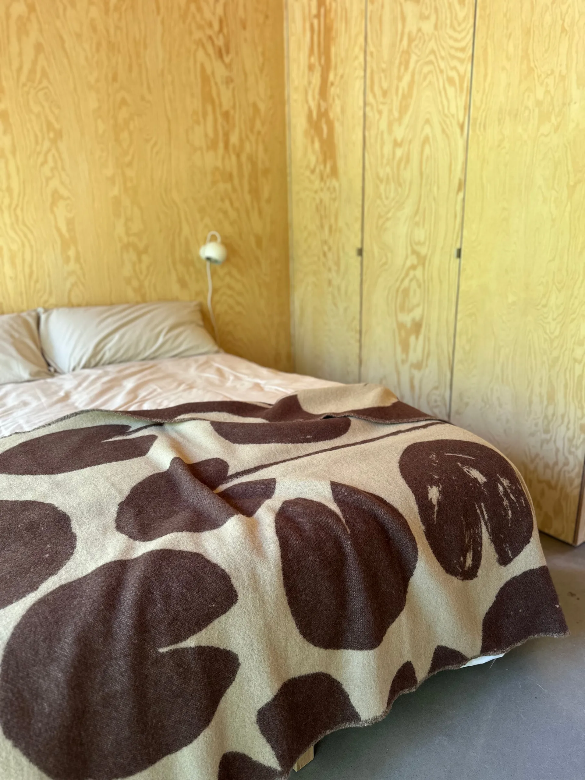 Water lilies Decke 130x220 cm, Brown Fine Little Day