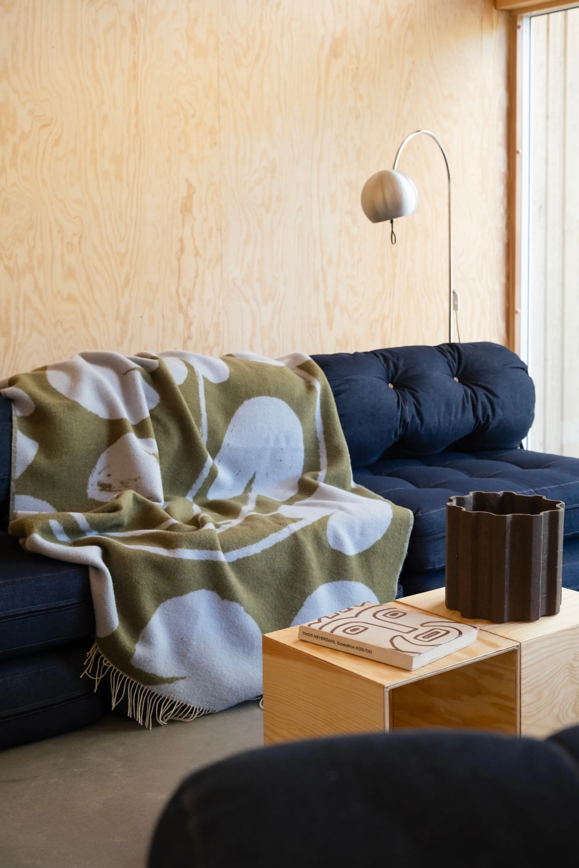 Water lilies Decke 130x220 cm, Brown Fine Little Day