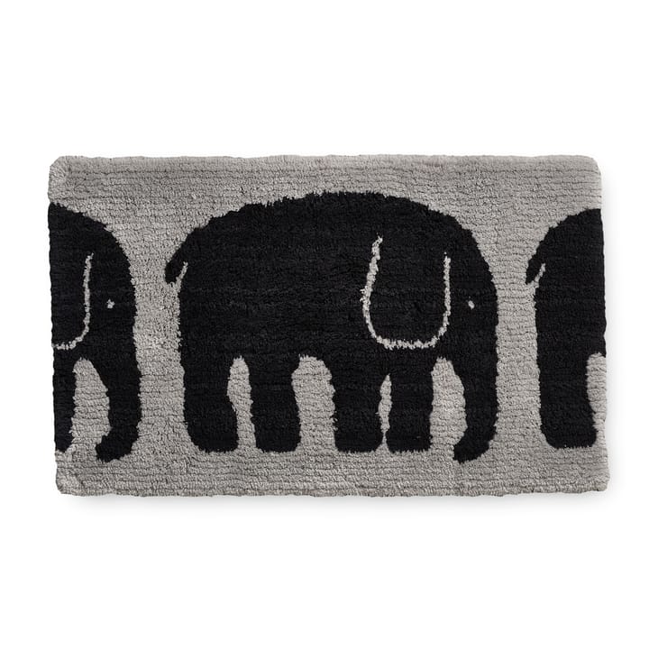Elefantti Badezimmerteppich 50 cm, Schwarz-grau Finlayson