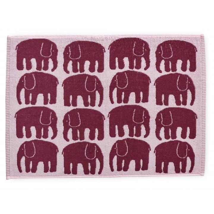 Elefantti Handtuch 50 x 70cm - Weinrot-Rosa - Finlayson