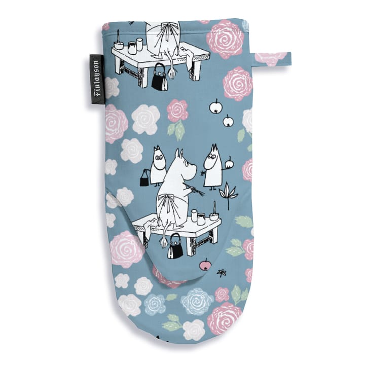 Mumin-Mama Tagträumer Topfhandschuh, Dunkelblau-rosa Finlayson
