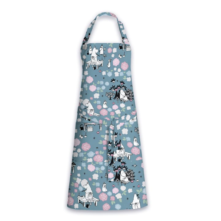 Mumin Mama Tagträumerei Schürze, Dunkelblau-rosa Finlayson