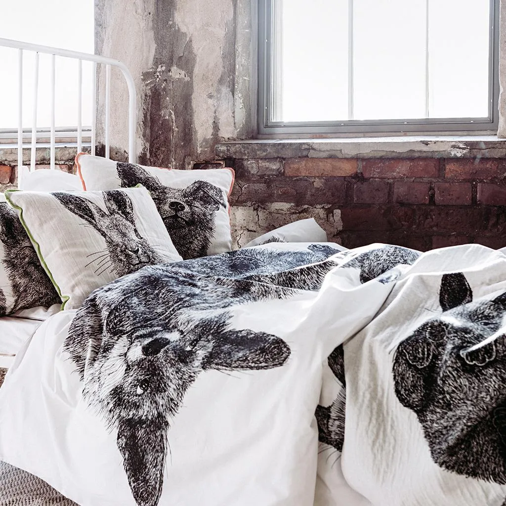 Villipedot Bettwäsche, Schwarz-weiß Finlayson