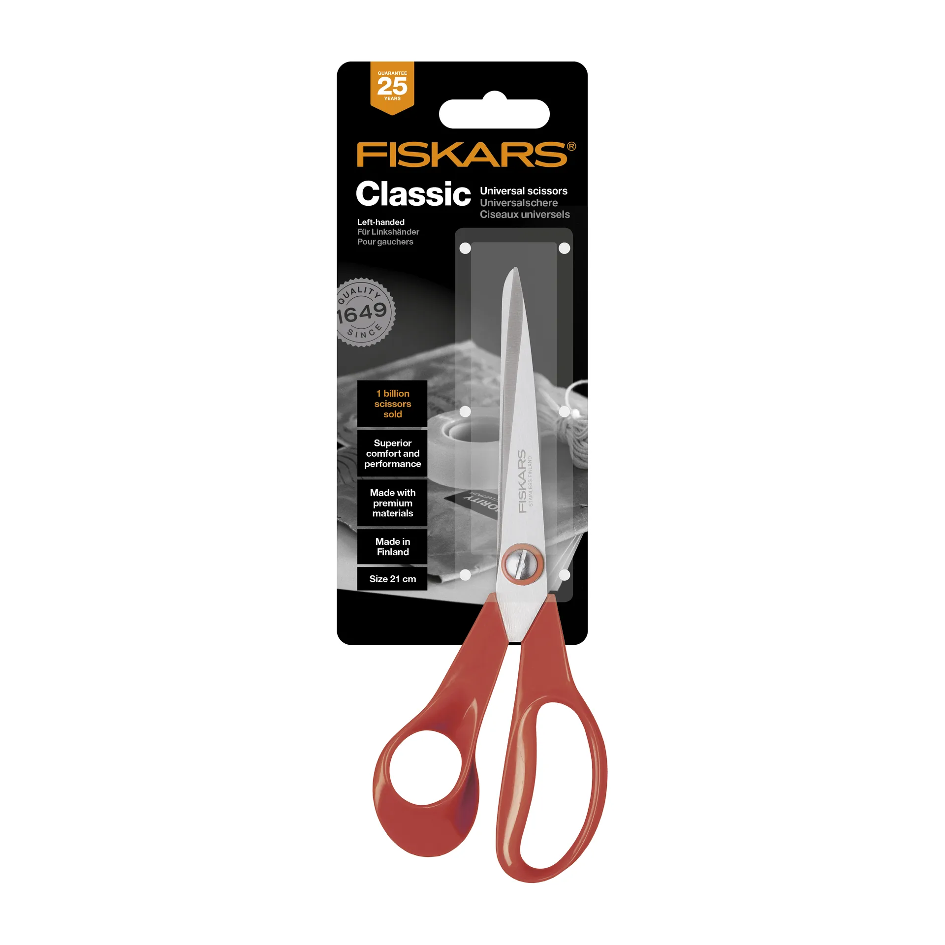 Fiskars Classic Universalschere, Linkshänder Fiskars