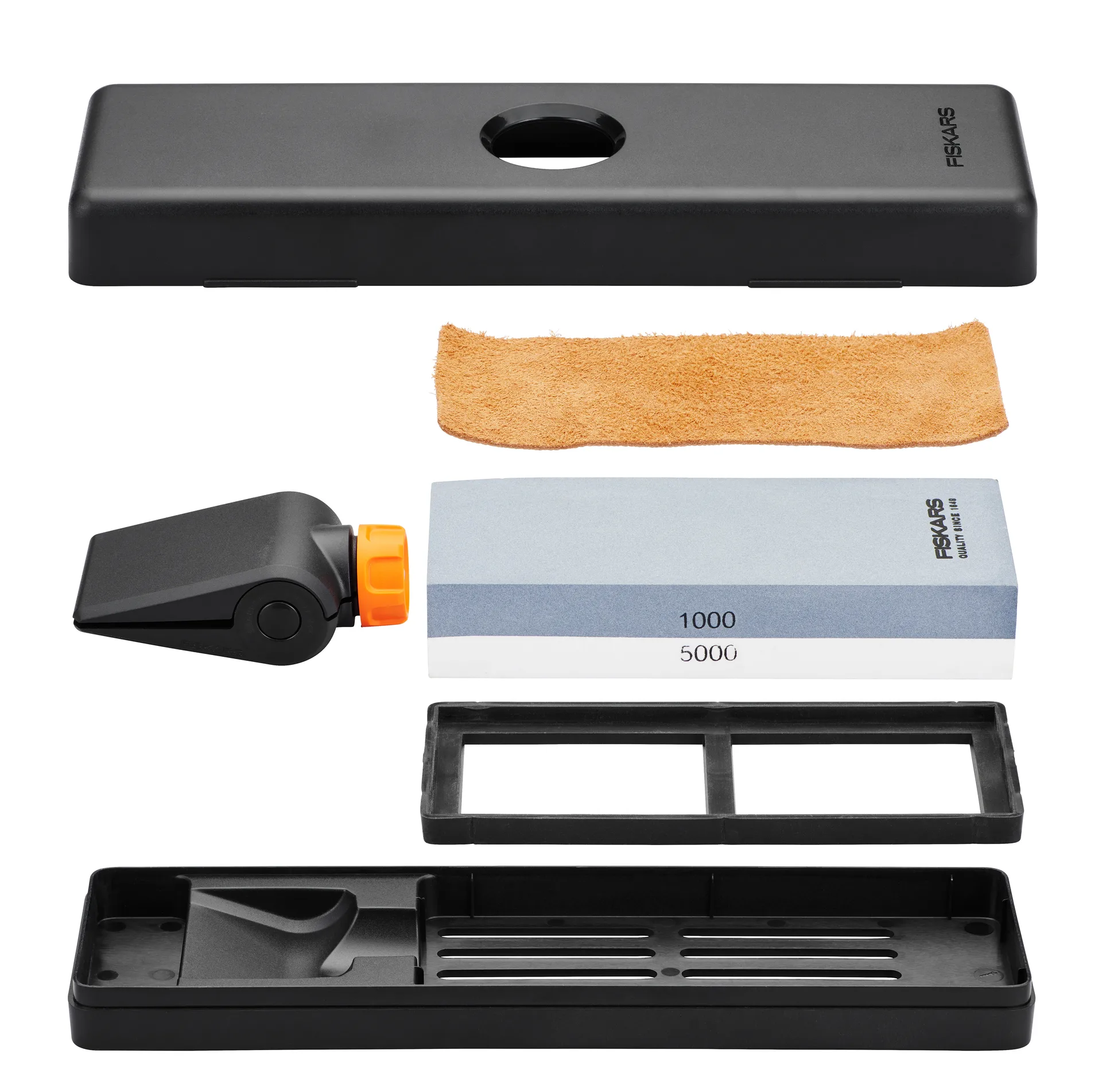 Fiskars Messerschärferset, Schwarz-orange Fiskars