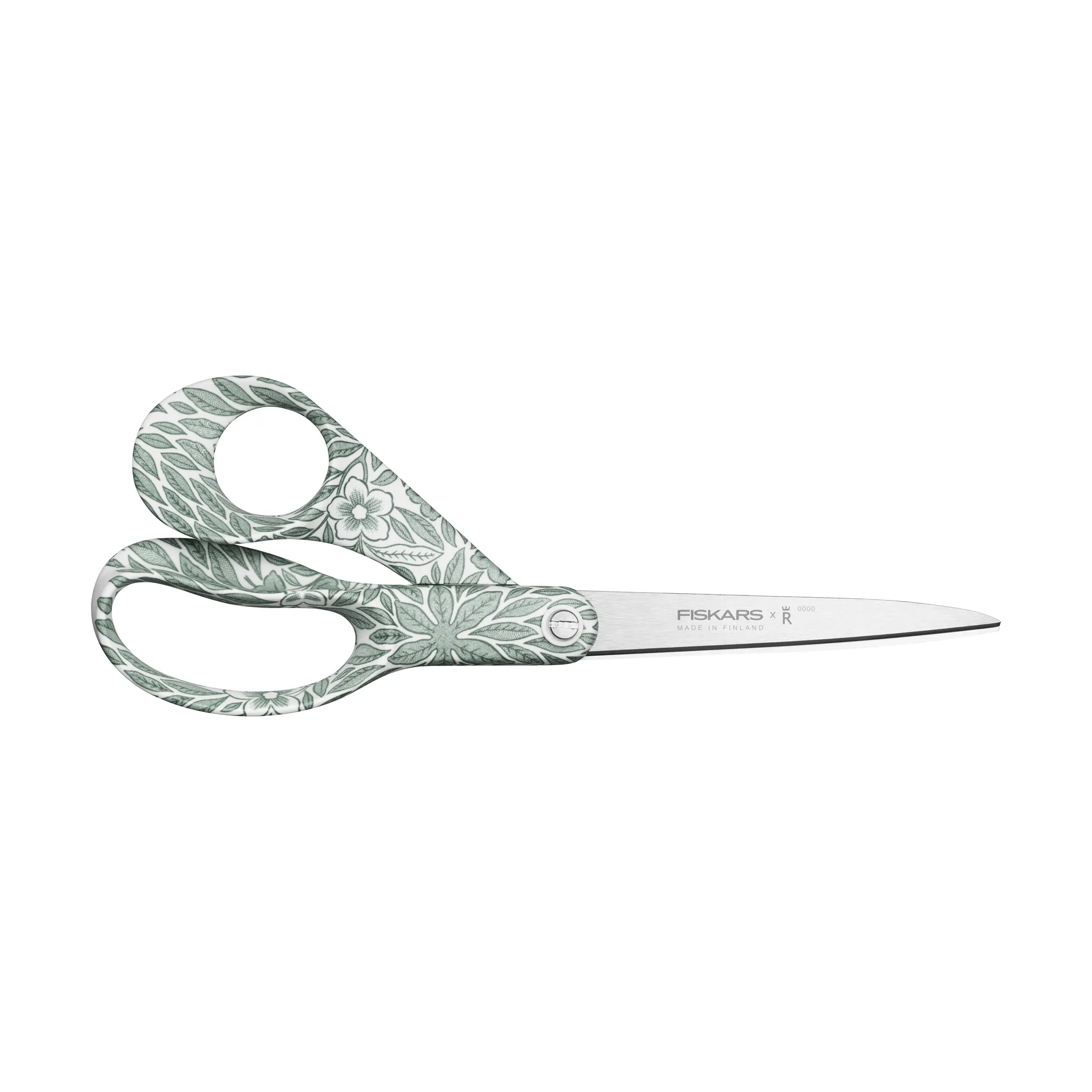Fiskars x Rörstrand Universalschere, Ostindia Floris grün, 21 cm Fiskars