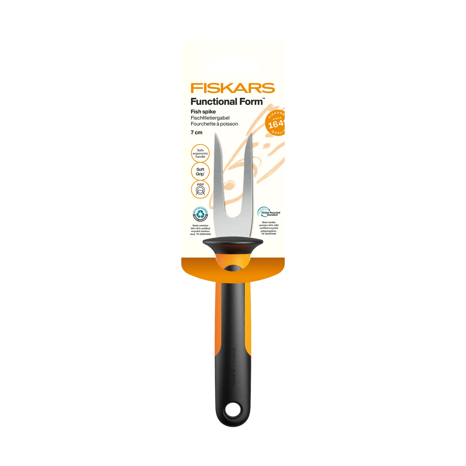 Functional Form Fischgabel, Edelstahl Fiskars