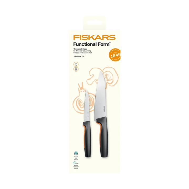 Functional Form Kochmesserset - Edelstahl, 2-teilig - Fiskars