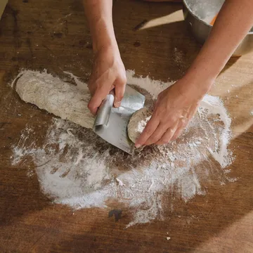 Functional Form Teigschaber - Metall-Silikon, 2-teilig - Fiskars