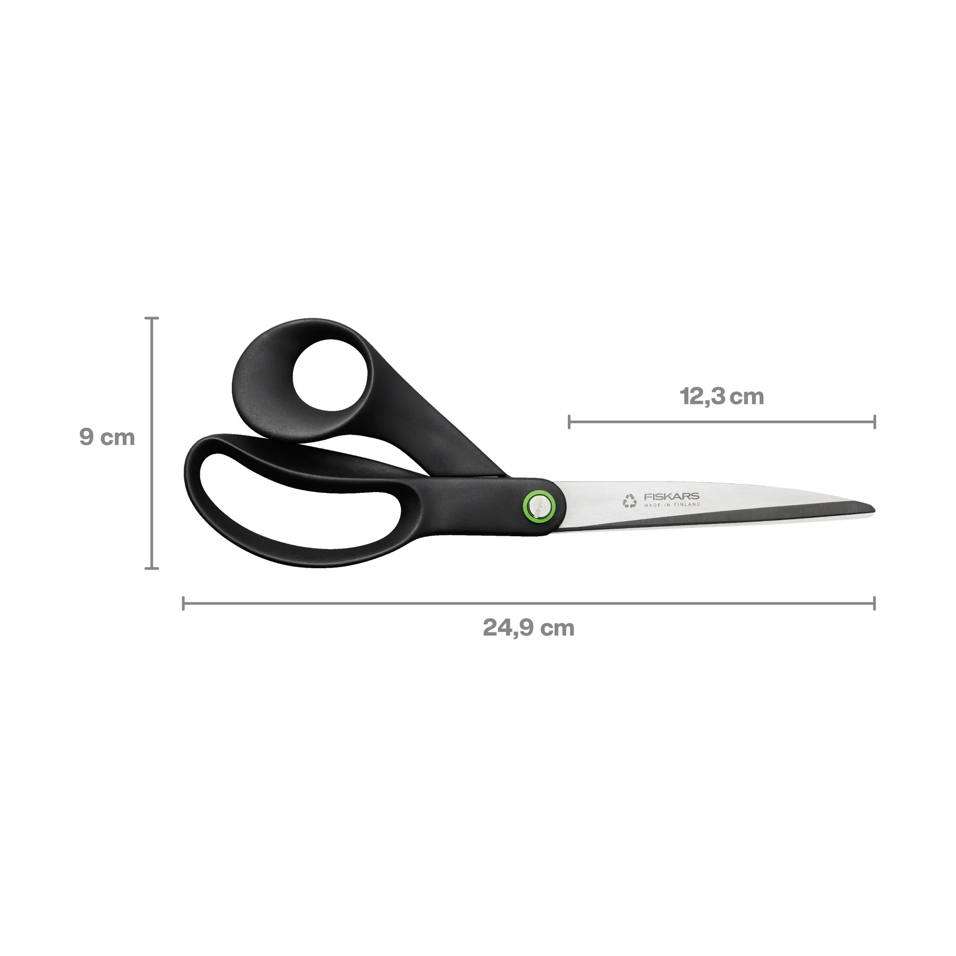 Functional Form Universalschere 25 cm, Schwarz Fiskars