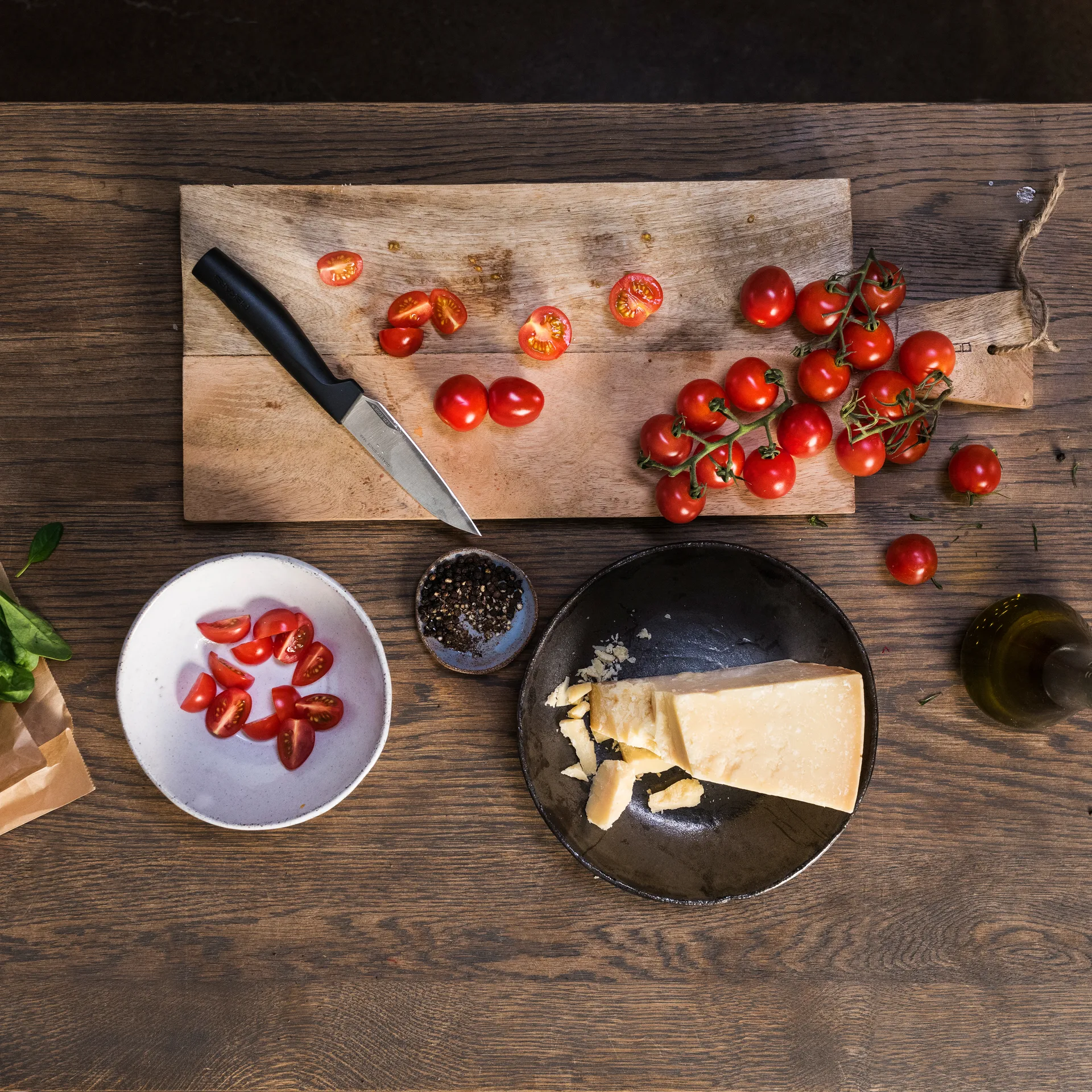 Hard Edge Gemüsemesser 11cm, Edelstahl Fiskars