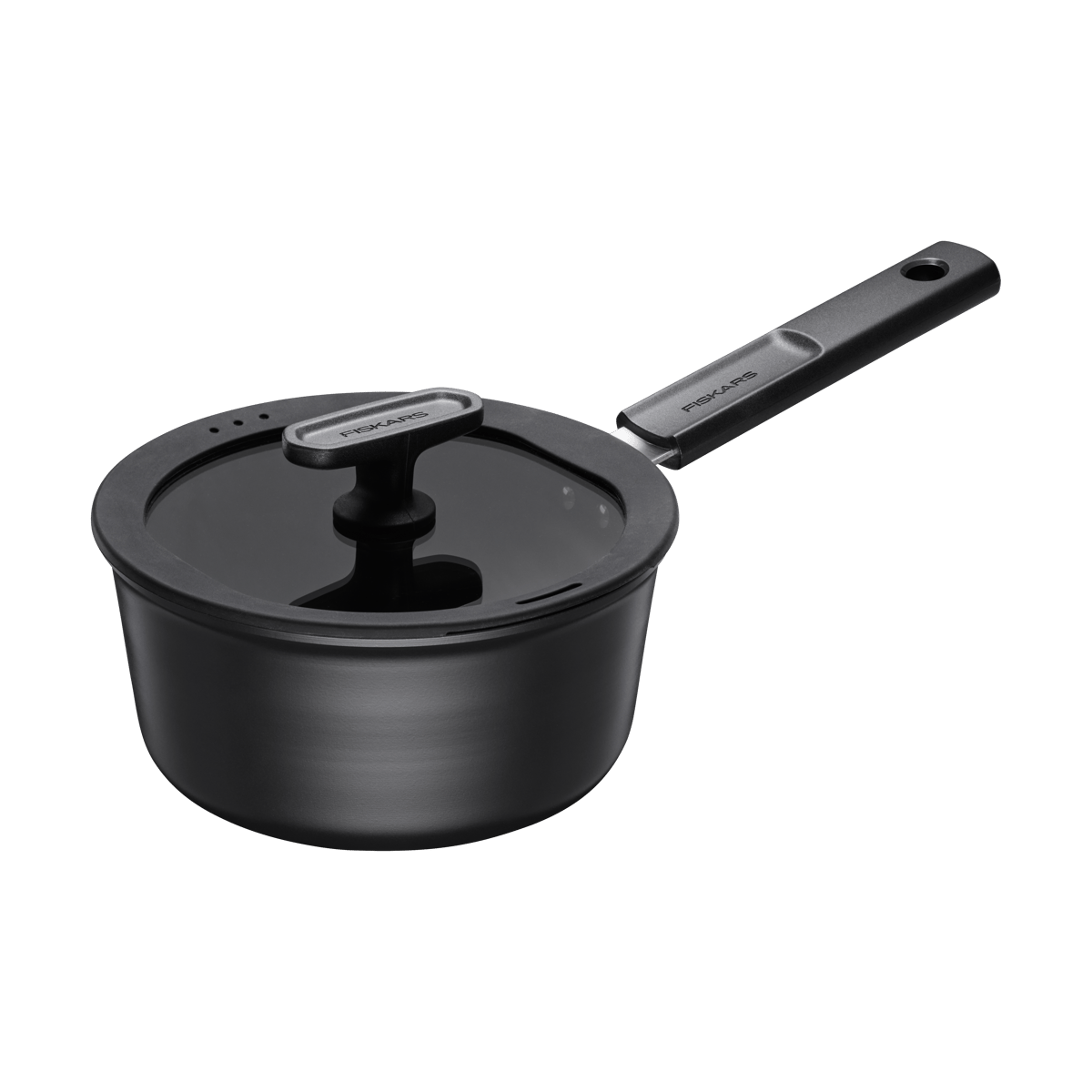 Fiskars Hard Face Kochtopf mit Deckel Ceratec Superior 1,8 L