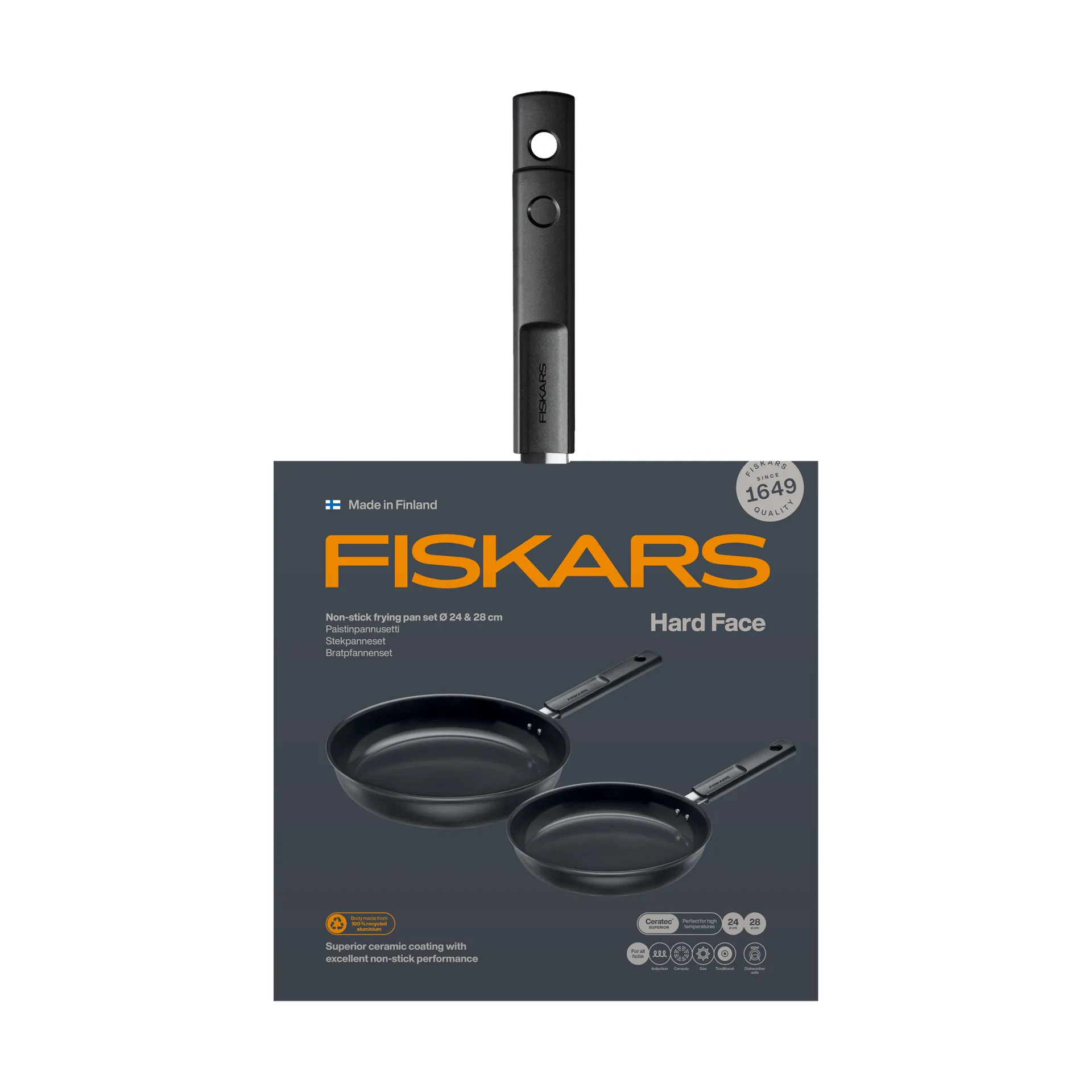 Hard Face Pfannenset, 2-teilig Fiskars