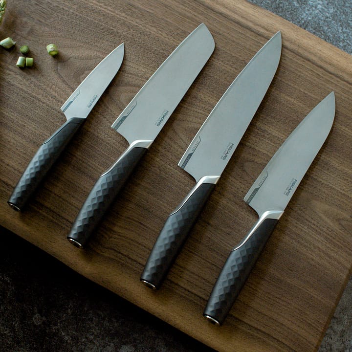 Titanium Gemüsemesser 10cm, Schwarz Fiskars
