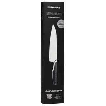 Titanium Kochmesser 20cm - Schwarz - Fiskars