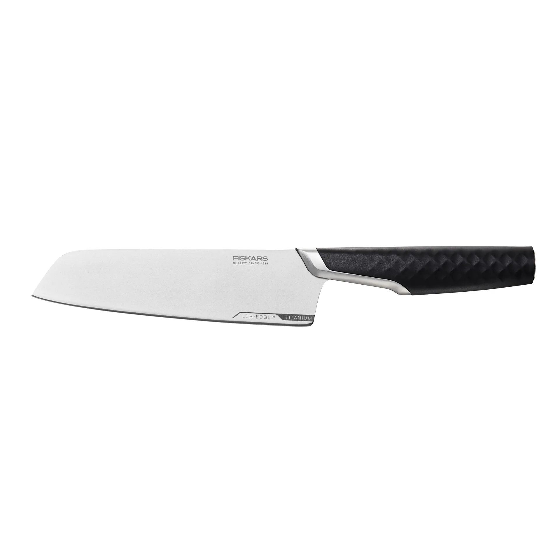 Titanium Santoku-Messer 16cm, Schwarz Fiskars