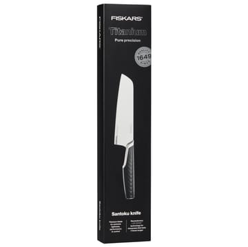 Titanium Santoku-Messer 16cm - Schwarz - Fiskars