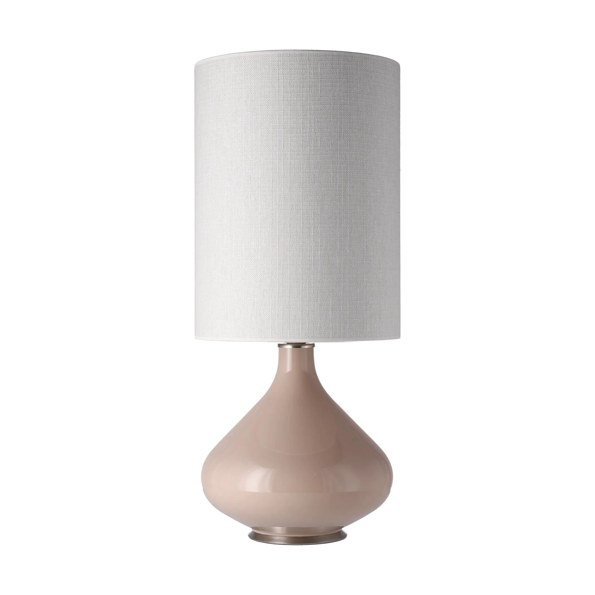 Flavia Tischleuchte beiger Lampenfuß, Babel Beige L Flavia Lamps