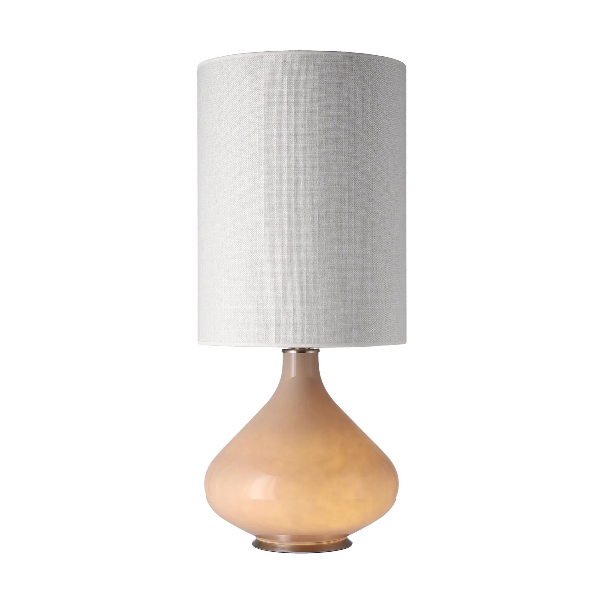 Flavia Tischleuchte beiger Lampenfuß, Babel Beige L Flavia Lamps