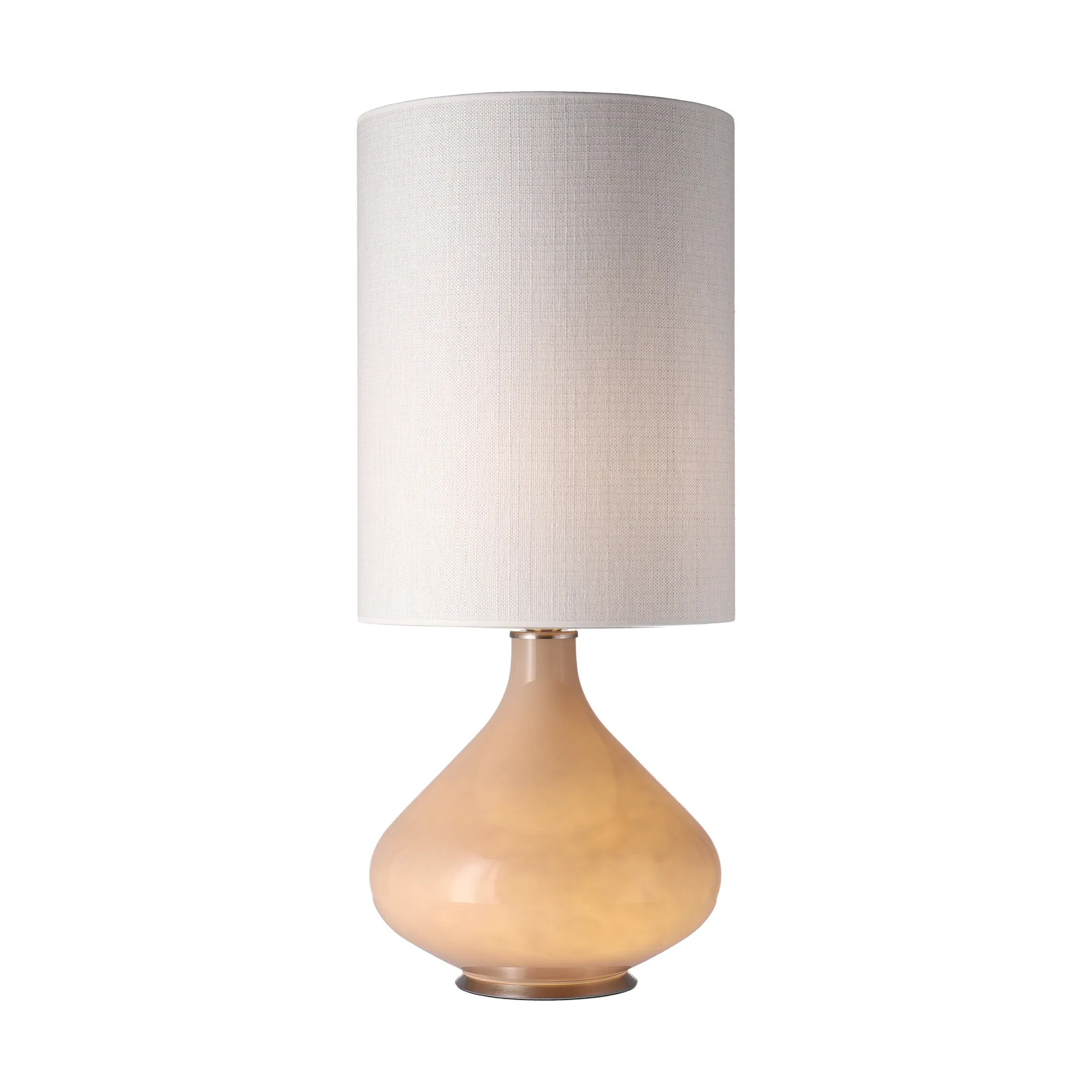 Flavia Tischleuchte beiger Lampenfuß, Babel Beige L Flavia Lamps
