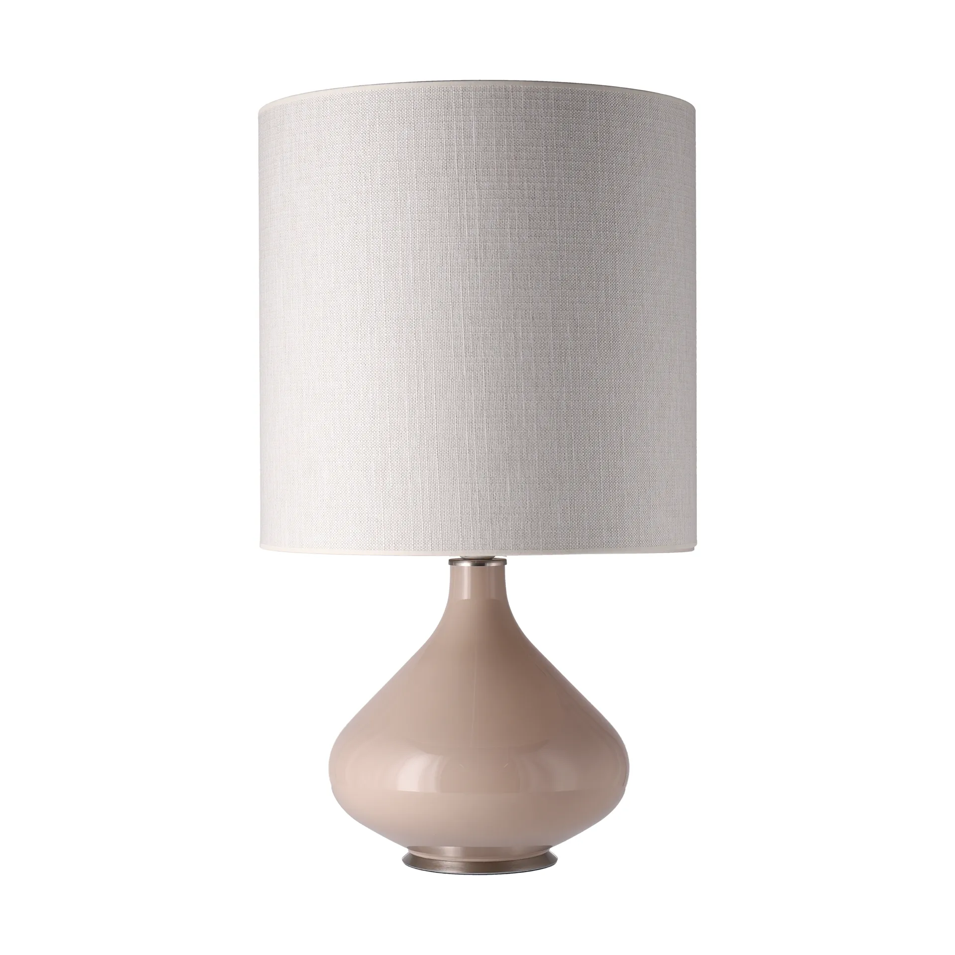 Flavia Tischleuchte beiger Lampenfuß, Babel Beige M Flavia Lamps