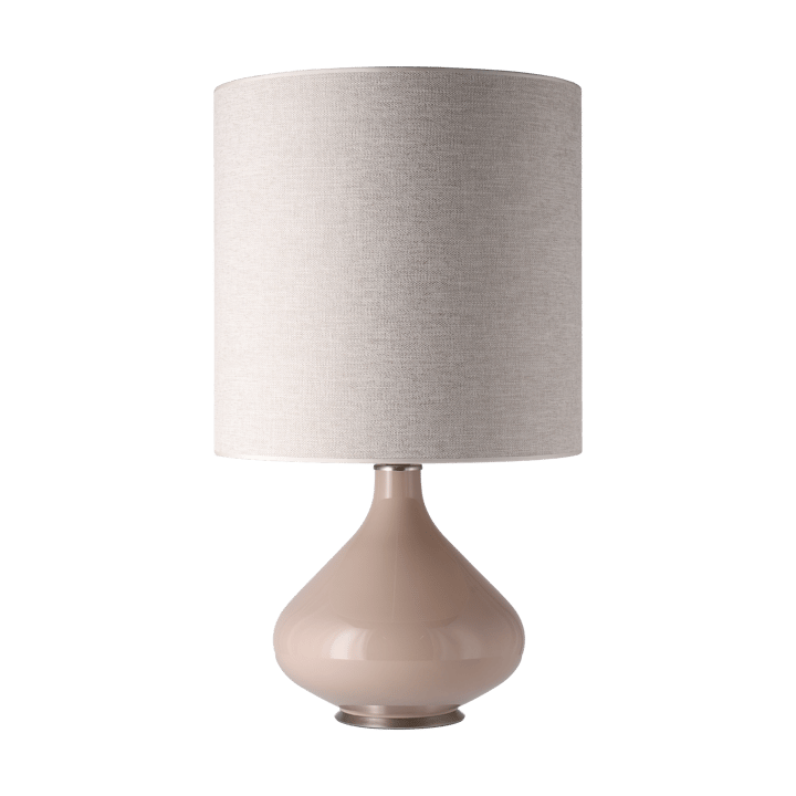 Flavia Tischleuchte beiger Lampenfuß - London Beige M - Flavia Lamps