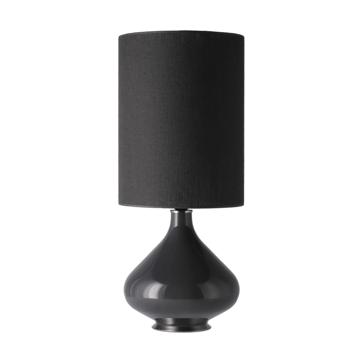 Flavia Tischleuchte grauer Lampenfuß - Lino Negro L - Flavia Lamps