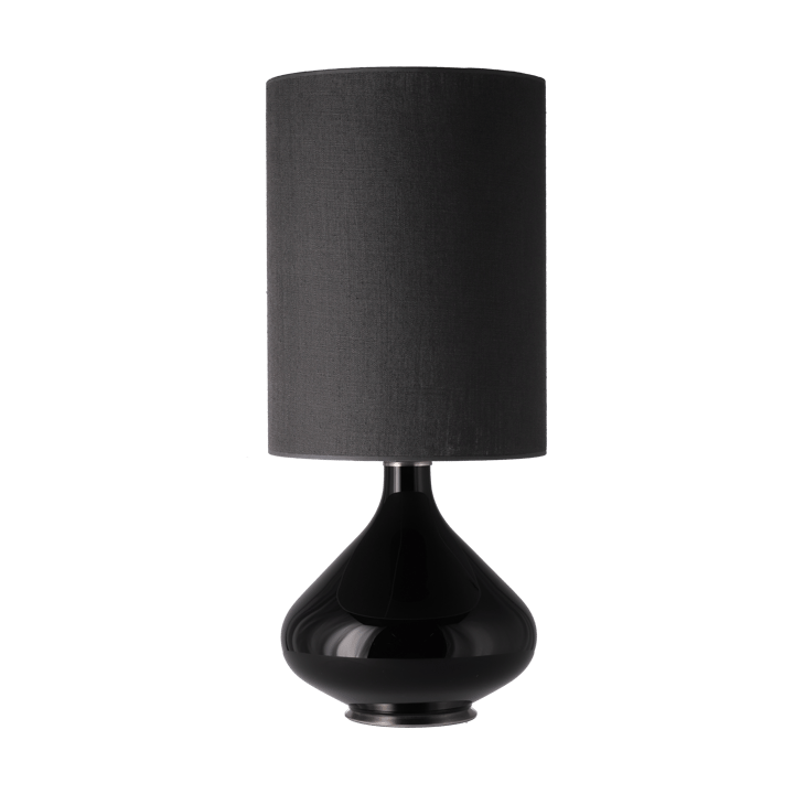 Flavia Tischleuchte schwarzer Lampenfuß - Lino Negro L - Flavia Lamps