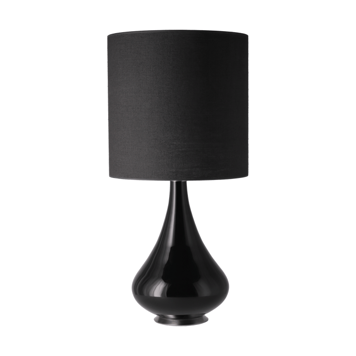 Renata Tischleuchte schwarzer Lampenfuß - Lino Negro M - Flavia Lamps