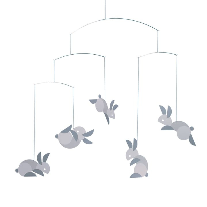 Circular bunnies Mobile - multi - Flensted Mobiles