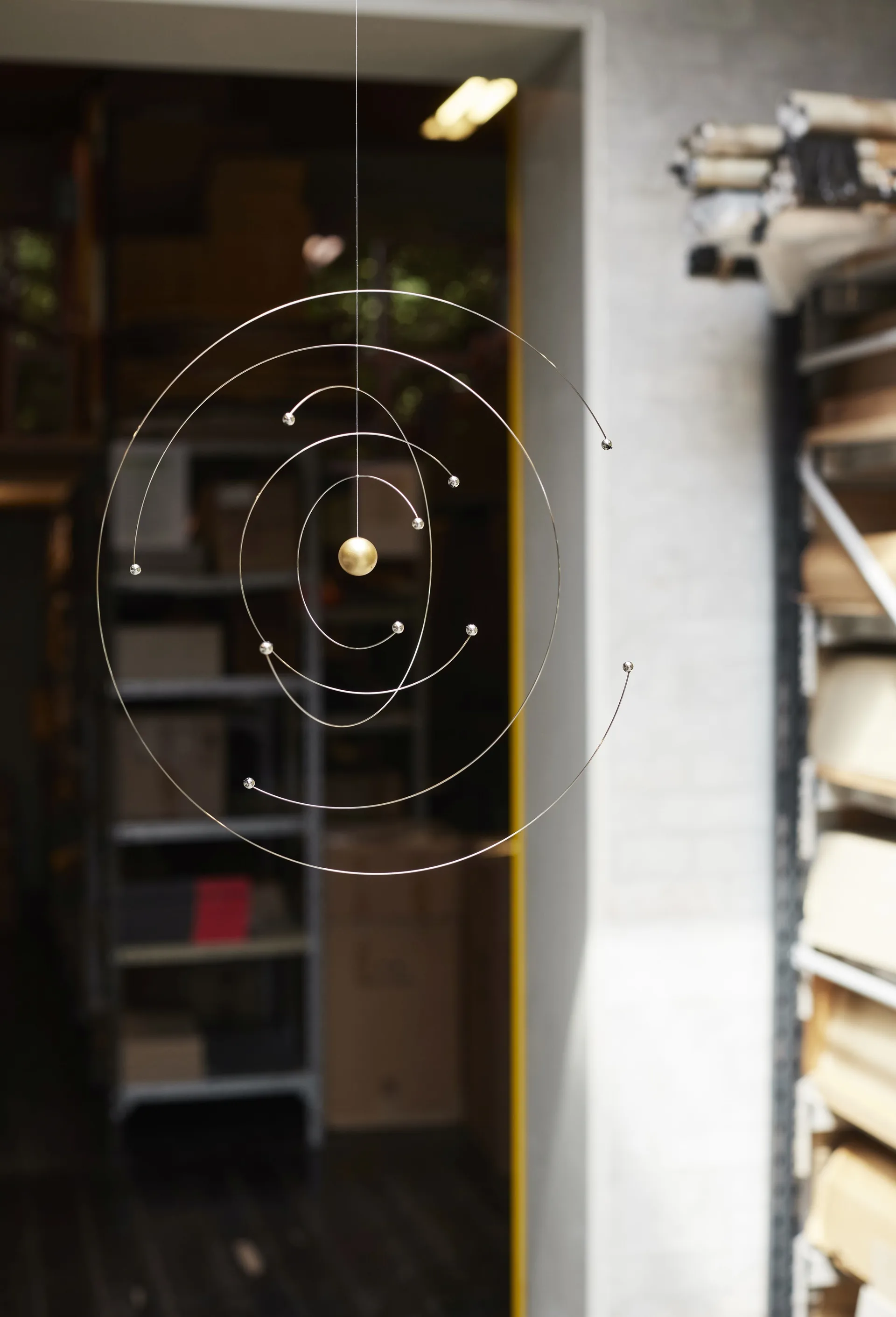 Niels Bohr Atom Model Mobile, Multi Flensted Mobiles