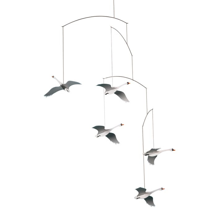 Scandinavian swans Mobile - Multi - Flensted Mobiles