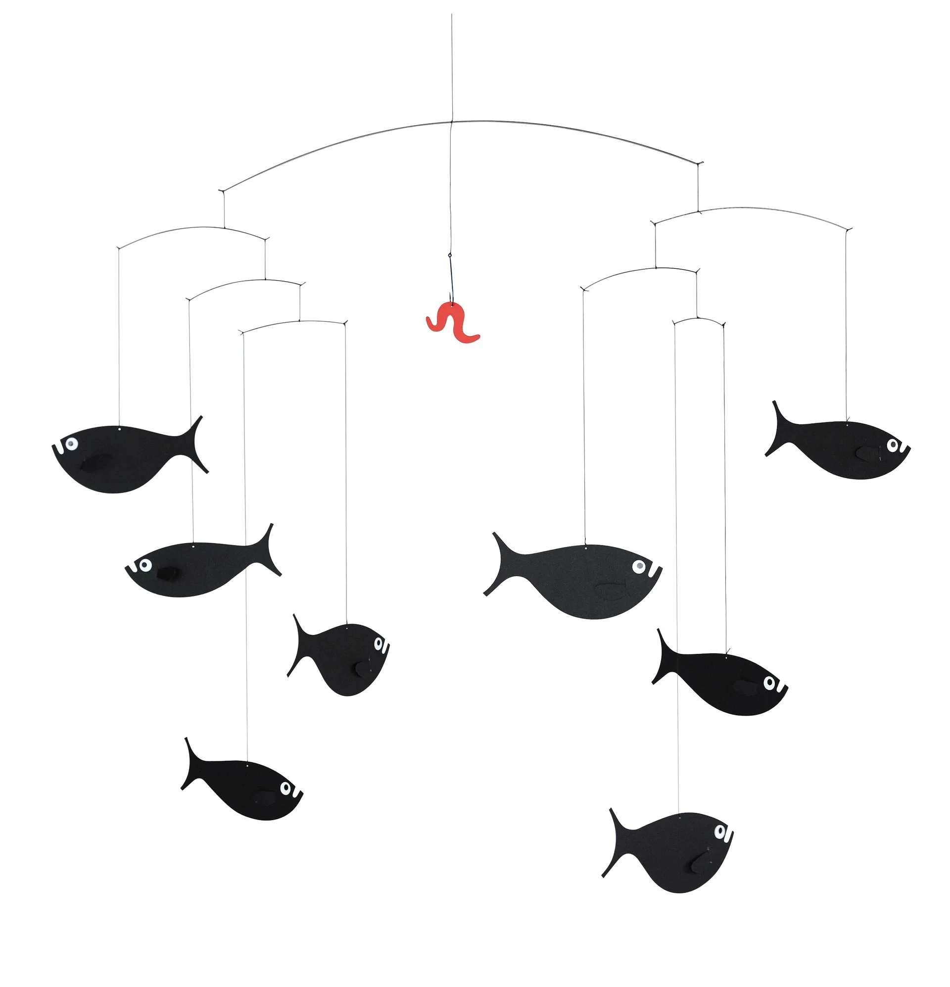 Shoal of fish Mobile, Schwarz Flensted Mobiles