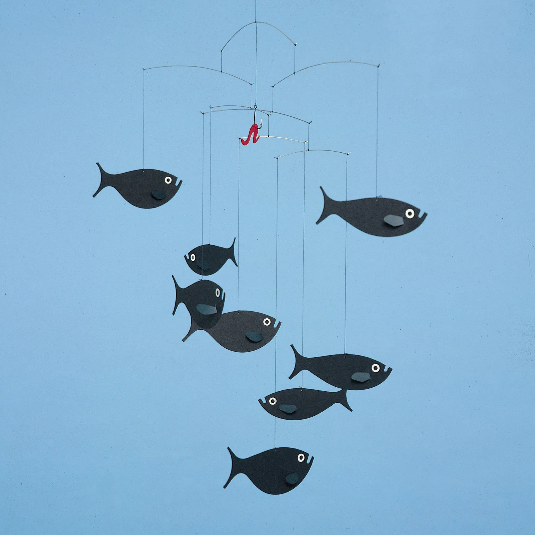 Shoal of fish Mobile, Schwarz Flensted Mobiles