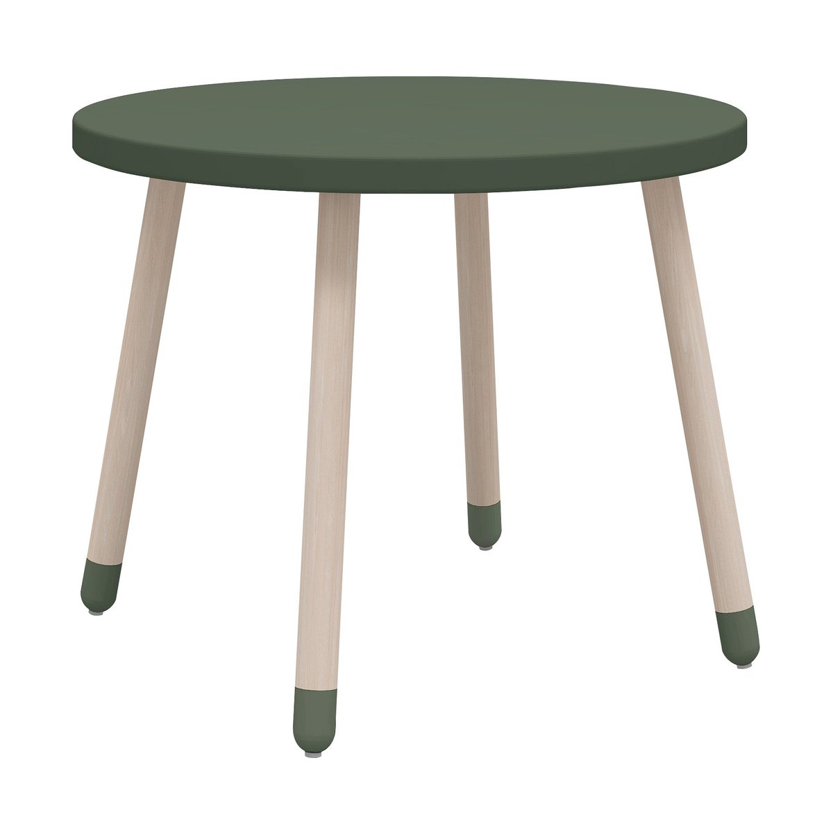 FLEXA Dots Spieltisch Ø60 cm Tiefgrün